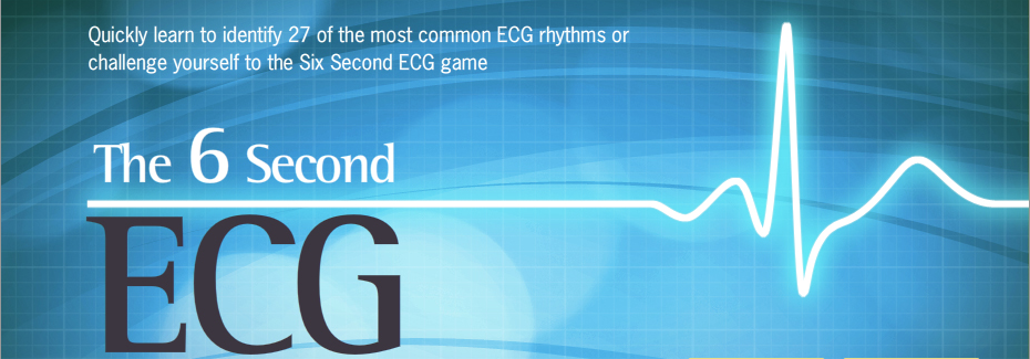 6 Second ECG welcome screen capture.